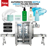 Machine de remplissage automatique de crème cosmétique pour le visage, pots, bouteilles, gel, masque facial, lotion corporelle