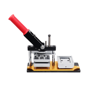 2.5*2.5 Inch (63.5x63.5mm) DIY Square <strong>Button</strong> Badge <strong>Maker</strong> - Metal Photo Fridge Magnet Making Machine Set - Product Image 2