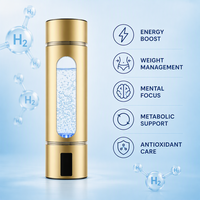 Botella de Agua Hidrogenada de 230 ml con Logotipo Personalizado, Tecnología SPE PEM, 5000 PPB, Generador de Agua Portátil para el Hogar y Escritorio, Fabricante OEM