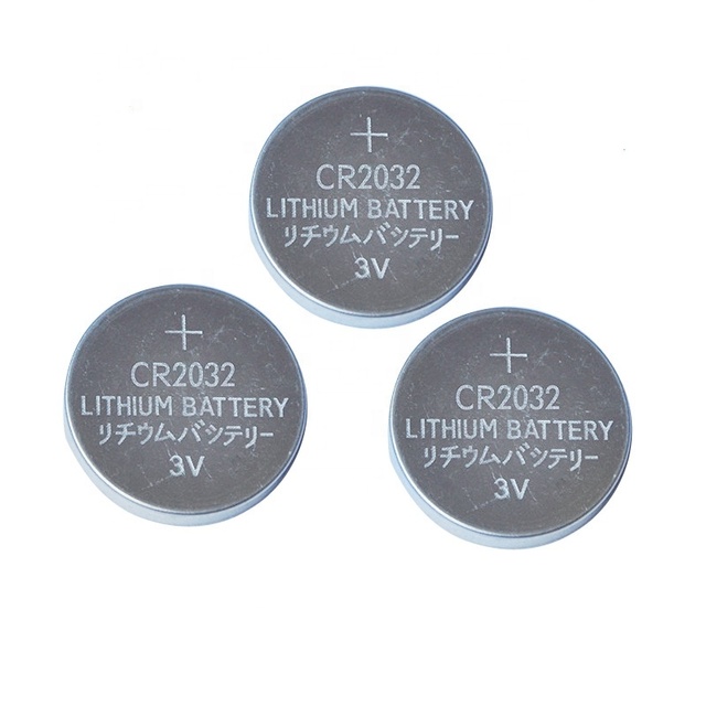 3.0v 210mah No Rechargeable Button Cell Cr2032 3v Lithium Battery
