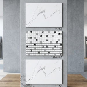 Haute définition couleur claire élévation du mur intérieur 300x450mm intérieur de la maison intérieur mur céramique carreaux muraux numériques à vendre - Product Image 2
