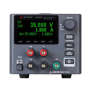 แหล่งจ่ายไฟ Keysight E36104B 35V, 1A, 35W, แรงดันไฟฟ้า:0.05% + 12mV, กระแสไฟ:0.05% + 0.6mA, ริพเพิลและสัญญาณรบกวน:20Hz ถึง 20MHz - Product Image 1