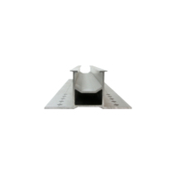 Système de rayonnage de panneaux solaires haut de gamme pour toits de hangar de tuiles résistant aux intempéries Compatible avec divers modules PV Mini Rail Middle Clamps