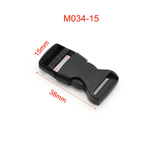 Hebilla de Liberación lateral de plástico coloreado de 15mm para accesorios de equipaje - Product Image 4