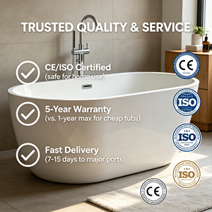 <span class=keywords><strong>Baignoire</strong></span> de massage Jacuzzi intérieure <span class=keywords><strong>en</strong></span> acrylique, moderne, autoportante et pliable pour adultes - Product Image 5