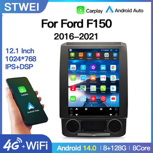 12,1 ''Android14 Carplay Auto para Ford F150 F250 F350 F450 2016-2021Tesla estilo pantalla coche Radio reproductor Multimedia GPS Navi - Product Image 2