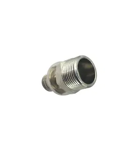 China supplier male straight union for pipe connect brass compression fittings