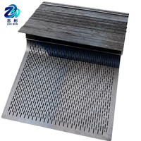 Plaque de tamis perforée en acier au manganèse 65Mn Zhibin pour crible vibrant linéaire minier, criblage de minerai, haute résistance à la traction, sur mesure OEM