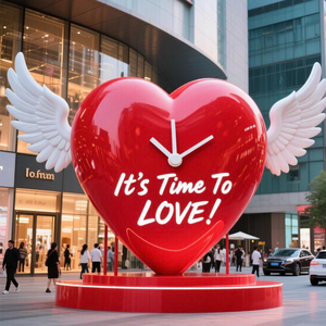 Glasvezel buitendecoratie op maat OEM ODM themasculptuur grote maat toeristische attractie decoratie - Product Image 1