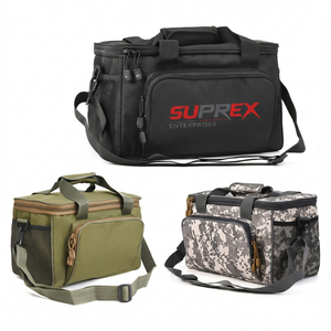 Sac de pêche en toile de grande capacité, organisateur de rangement multifonctionnel, Portable pour le camping et la randonnée - Product Image 2