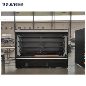 Supermarket Vegetable Air Curtain Merchandiser Open Front Display Beverage Multideck Open Chiller