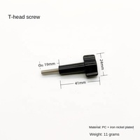 Adaptador de tornillo en T universal compatible con GoPro11 DJI Insta360, tornillo manual para cámara de acción