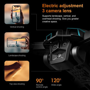 Máy bay không người lái K12 Max mới, động cơ không chổi than, camera quang học HD, máy bay không người lái mini gấp gọn, động cơ quadcopter, máy bay không người lái chuyên nghiệp FPV 4K - Product Image 3