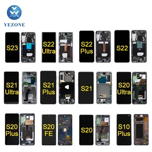 OEM orijinal kalite cep telefonu S3 S5 S6 S7 kenar S9 S10 S21 Ultra LCD ekran Samsung Galaxy S8 dokunmatik ekran değiştirme