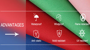 Водонепроницаемая ткань из холста 600D, морская ткань для тентов, водонепроницаемая ткань Cordura Oxford для сумок и уличных тентов - Product Image 2