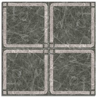 Carrelage en quartz à motif géométrique, prix usine, faible absorption, 600x600mm, série mosaïque pour villa de luxe, patio, jardin, extérieur