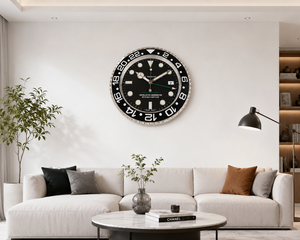 Reloj de Pared Art Deco de Lujo, de Cuarzo y Metal, con Una Sola Aguja, Funciona con Pilas <span class=keywords><strong>AA</strong></span>, Placa de 30 mm de Grosor, Estilo Antiguo para Sala de Estar - Product Image 2