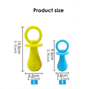 Sicuro Non tossico in gomma capezzolo cane giocattolo che gioca durevole masticazione Pet Pet giocattolo per la pulizia dei denti molari - Product Image 6