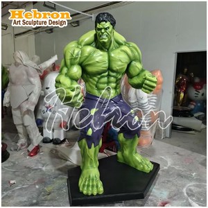 Statua Gigante di Hulk in Vetroresina, Personaggio di Film <span class=keywords><strong>Marvel</strong></span>, Decorazione per Palestra, Alta Qualità, Vendita all'Ingrosso - Product Image 5