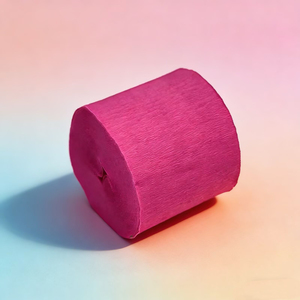 Rouleau de papier crépon aux couleurs pastel, tons doux, parfait pour la décoration de fête de naissance, de révélation du sexe et de fête prénuptiale - Product Image 4