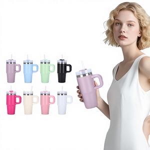 Vaso Térmico de Viaje de Acero Inoxidable de 40 oz, Diseño Moderno, Libre de BPA, con Asa, para Bebidas Frías y Calientes, Taza de Oficina, Tipo Botella de Vacío - Product Image 3