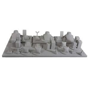 Présentoirs de Comptoir Haut de Gamme Gris Antique Élégants pour Bijoux – Ensembles de Présentoirs à Bijoux pour Magasin - Product Image 1