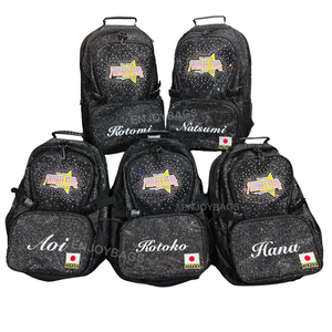 Enjoybags lấp lánh cheer túi với logo và màu sắc customizaton thạch ba lô và khiêu vũ bookbag cho cổ vũ cô gái - Product Image 5