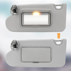 Pare-soleil Nissan Teana 96401-3TA2A gris, lot de deux, monté sur le toit avec miroir et lumière - Product Image 2