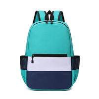 Mochila Escolar de Tela Oxford Impermeable y Ligera para Primaria y Jardín de Niños, con Cierre, Logotipo Personalizado, Diseño de Dos Correas, Venta al Por Mayor