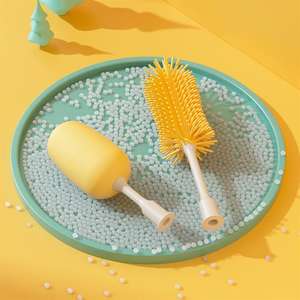 Cepillo para botellas de agua, cepillo para limpiar vasos, esponja de limpieza extraíble para bebé - Product Image 3