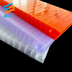 Feuille de <span class=keywords><strong>polycarbonate</strong></span> creuse de conception de prise de carte de PC de sept murs épaisseur de 20mm-50mm <span class=keywords><strong>cloison</strong></span> applicable extérieure de style industriel - Product Image 5