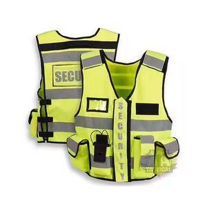 جاكيت مضيء صدرية سلامة منتجات سلامة قميص سلامة عالي الوضوح سترة عمل سترة عاكسة عالية الرؤية صدرية قطنية - Product Image 1
