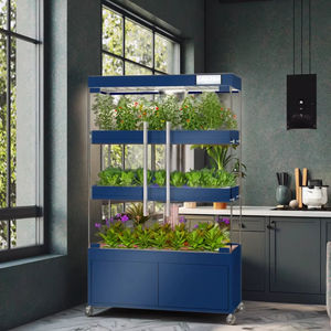 Sistema de Crescimento Hidropônico Interior Inteligente com Rega Automática LED Crescer Luz para Vertical Herb Garden Home Planting Vegetais Folhosos - Product Image 6