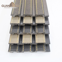 Panneaux muraux modernes de luxe de haute qualité avec lignes dorées, matériau PS, ignifuge, imperméable, décoration intérieure pour la maison