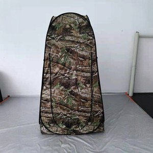 Carpa <span class=keywords><strong>de</strong></span> Inodoro Plegable <span class=keywords><strong>de</strong></span> Camuflaje, Refugio Portátil para Ducha y Vestidor al Aire Libre, Toldo Piramidal Impermeable para Camping <span class=keywords><strong>de</strong></span> Montaje Instantáneo - Product Image 2