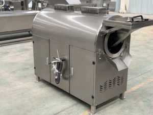 Machine de torréfaction électromagnétique pour le traitement des noix et des épices, contrôle automatique de la température, la méthode de chauffage peut être ajustée - Product Image 6