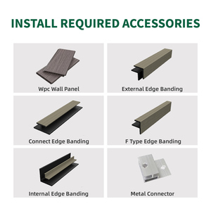 Giá rẻ nhất bên ngoài bức tường Ốp Vật liệu WPC Ốp trên mặt tiền bên ngoài Trần ngoài trời tấm gỗ nhựa <span class=keywords><strong>composite</strong></span> Panel - Product Image 6