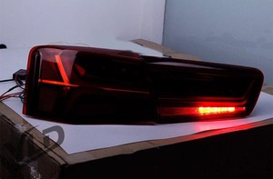 Accessoires automobiles YLD pour <span class=keywords><strong>Audi</strong></span> A6 C7 S6 RS6 2012-2015 – Amélioration 2018 : Feux arrière LED dynamiques à défilement complet avec clignotants séquentiels - Product Image 2