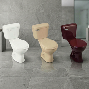 Inodoro de Dos Piezas con Montaje en Suelo Modelo Italiano Vistaar, Juego de Artículos Sanitarios de Cerámica de Alta Calidad - Product Image 2