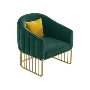 Factory Wholesale Modern <b>Sofa</b> Lounge Chair Velvet Armchair - Product Image 5
