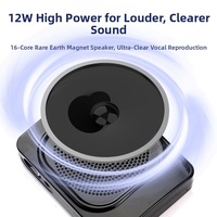Mini amplificateur vocal sans fil 10W, haut-parleur microphone portable pour enseignants, enseignement en classe et guides touristiques