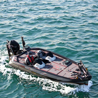Yacht sportif commercial en aluminium de 6 m avec moteur hors-bord, bateaux de pêche au thon en mer à vendre