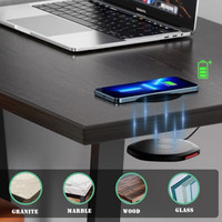 Chargeur électrique intelligent 2024, charge rapide 10W, bureau invisible, charge sans fil magnétique, protection OTP, XIAOE XE30-A