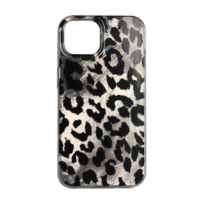 IMD Luxe Double Couches Léopard Cool Aurora perle Shell Motif Magnétique Téléphone étui pour iphone 16 15 14 13 12 Pro Max Plus - Product Image 1