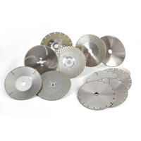 Jeu de lames de scie diamantées OEM polyvalentes pour la découpe et la réparation du béton, finition peinte, en acier allié