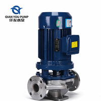 Pompe centrifuge verticale industrielle en acier inoxydable résistant à la corrosion SS304 SS316 pour pipeline, pour produits chimiques, OEM, en fer