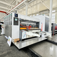 Oray 1224 Nuevo Alimentador Automático de Borde Delantero de 4 Colores con Tinta al Agua para Impresora, Ranuradora y Troqueladora, Controlado por PLC para Cartón Corrugado
