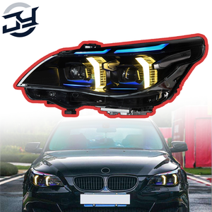 Faros Delanteros LED JY Retrofit para Serie 5 E60 05-10, Luces DRL Estilo Ojo <span class=keywords><strong>de</strong></span> Serpiente, Inventario Local en Almacenes Extranjeros - Product Image 1
