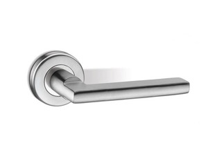 Custom Two Piece Zinc Alloy and Stainless Steel Modern Main <b>Door</b> Handles for Bedroom Bathroom Kitchen Cabinet Use - Product Image 1