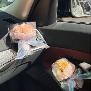 Decoración de coche con flores secas, clip para ventilación interior, mini ramo, difusor de perfume para <span class=keywords><strong>auto</strong></span>, fragancia natural de plástico, diseño elegante - Product Image 4